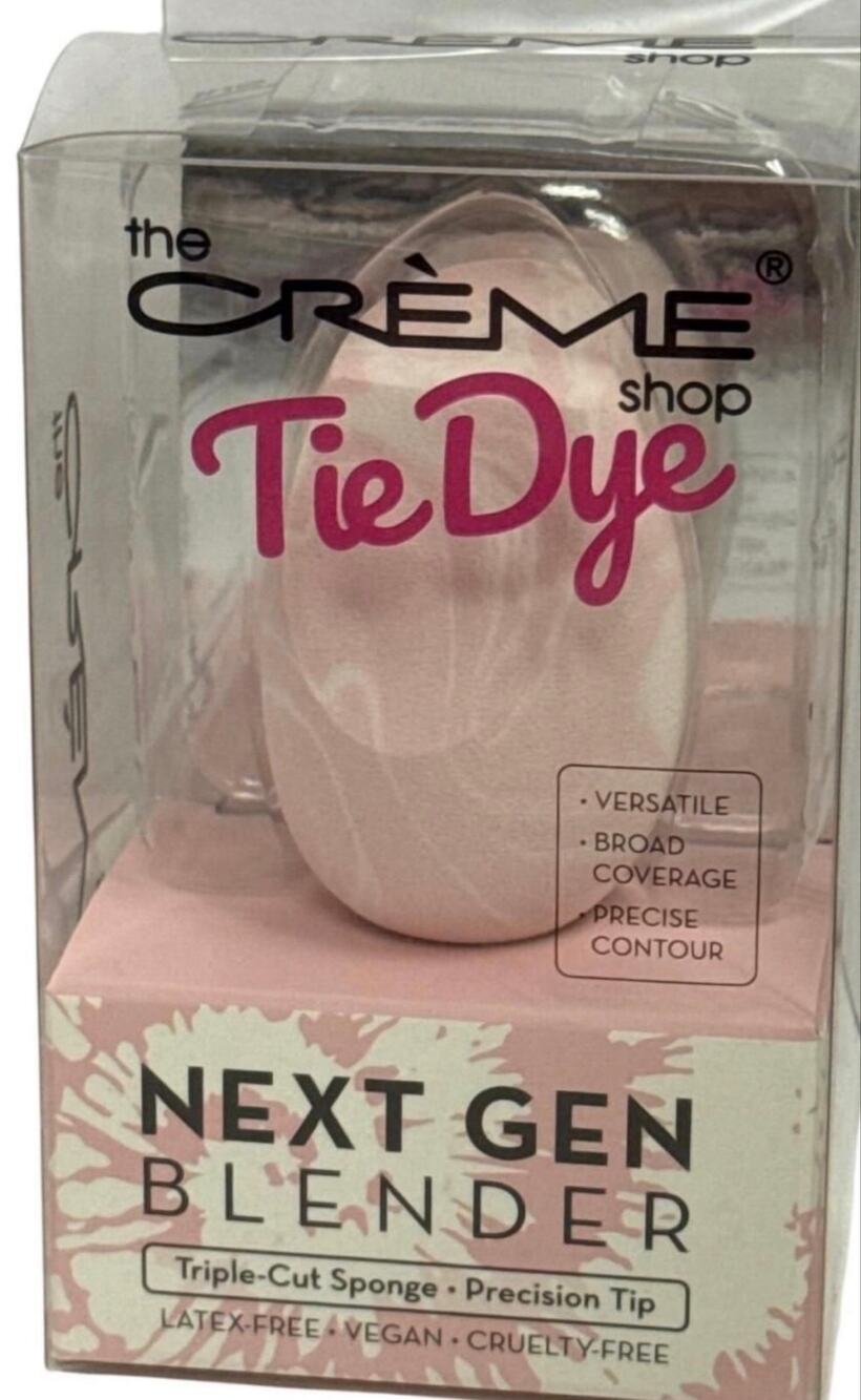 The Crème Shop Tie Dye Next Gen Blender Triple Cut Precision Tip Makeup Sponge